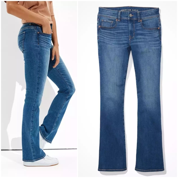American Eagle Outfitters Denim - American Eagle Kick Boot Bootcut Jeans 10 SHORT